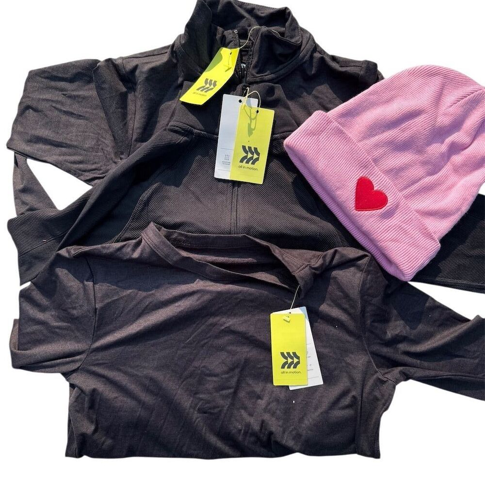 BUNDLE All In Motion Women's XS Black Activewear‎